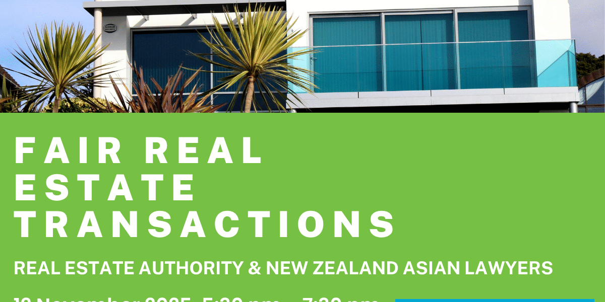 Real estate authority & New zealand asian lawyers