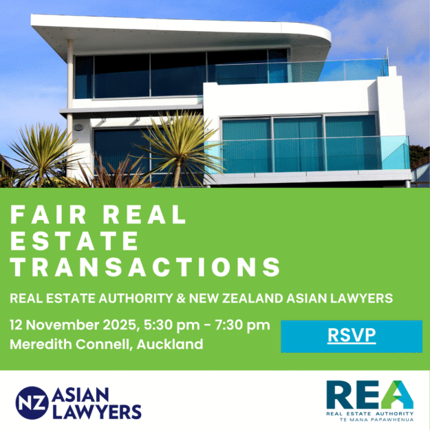 Real estate authority & New zealand asian lawyers